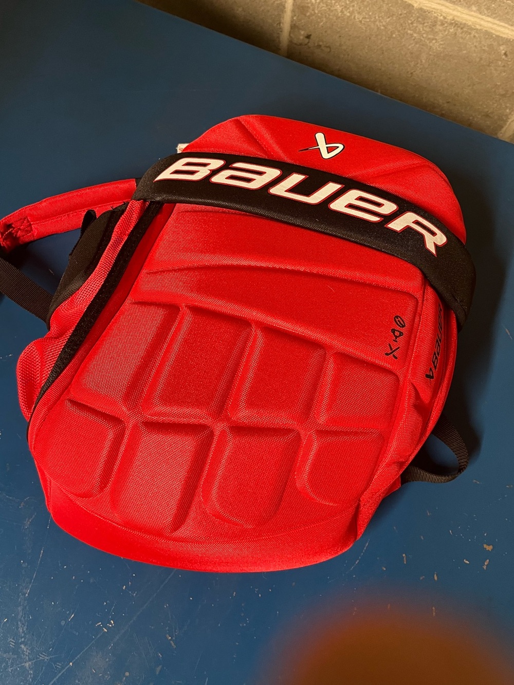 Red Men's Padded Hockey Backpack